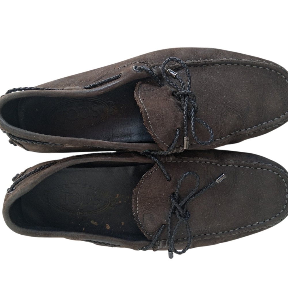 Tod's Men's Driving Loafers Mocassins Size US 7 Brown - Picture 9 of 9
